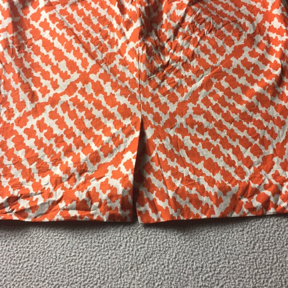Jcrew size 4 skirt orange and cream - Picture 5 of 5